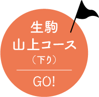 生駒
山上コース（下り） GO!