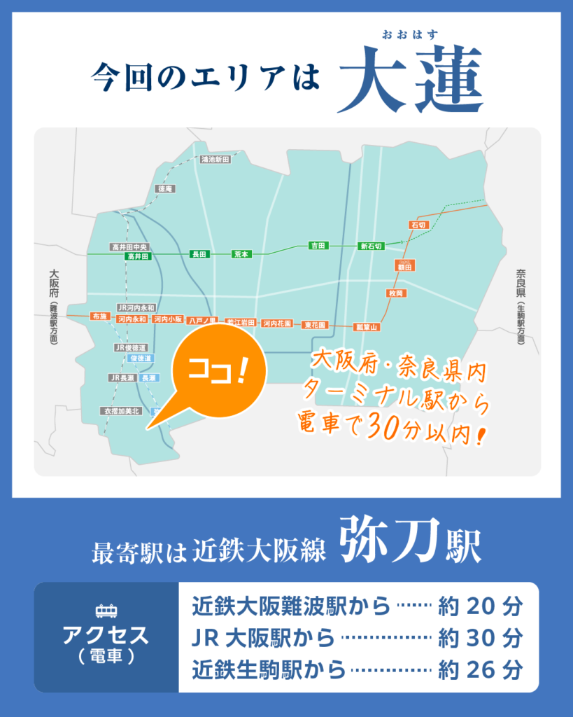 大蓮エリアの紹介